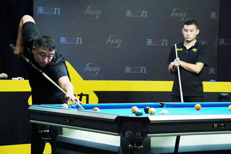 李俊恒，佟璐，江振宇，于光宇，LCBA中式臺(tái)球雙打賽