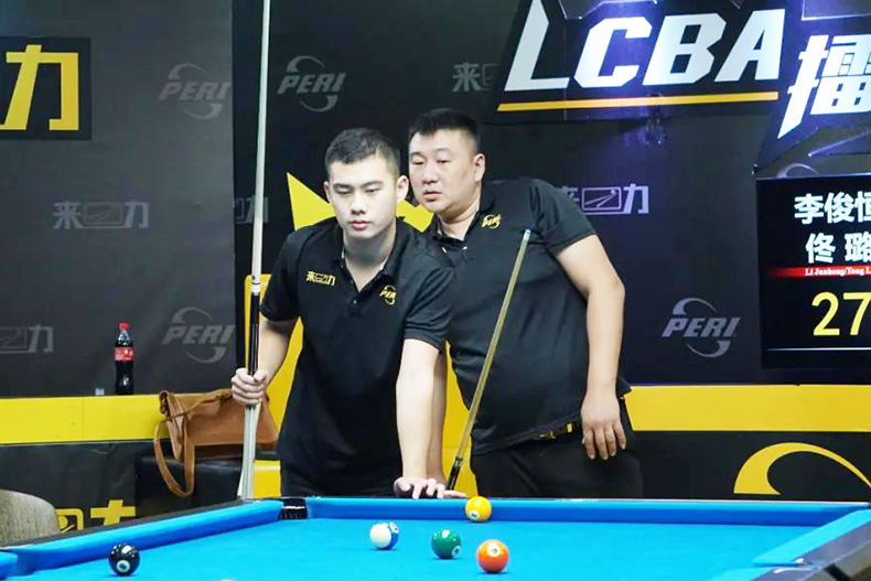 李俊恒，佟璐，江振宇，于光宇，LCBA中式臺(tái)球雙打賽
